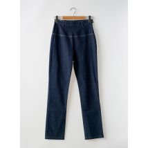 UN POINT C EST TOUT - Pantalon slim bleu en coton - Femme - Taille 38 - Modz