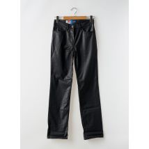GARDEUR - Pantalon droit noir en coton - Femme - Taille 36 - Modz