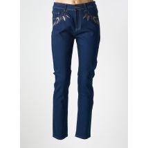 X-MAX - Jeans coupe slim bleu en coton - Femme - Taille 42 - Modz