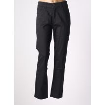 X-MAX - Pantalon droit noir en coton - Femme - Taille 44 - Modz