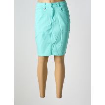 S.QUISE - Jupe courte bleu en coton - Femme - Taille 40 - Modz