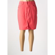 S.QUISE - Jupe courte rose en coton - Femme - Taille 44 - Modz