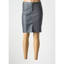 X-MAX - Jupe mi-longue gris en coton - Femme - Taille 38 - Modz