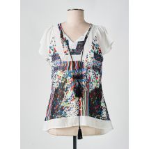 S.QUISE - Blouse blanc en polyester - Femme - Taille 46 - Modz