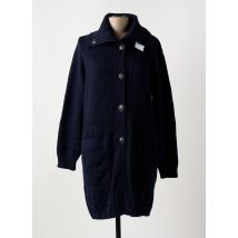 DUGER - Gilet manches longues bleu en acrylique - Femme - Taille 44 - Modz