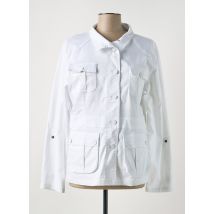 S.QUISE - Veste casual blanc en coton - Femme - Taille 42 - Modz