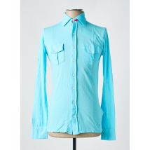 LES GARCONS FACILES - Chemise manches longues bleu en coton - Homme - Taille XS - Modz