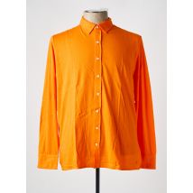 LES GARCONS FACILES - Chemise manches longues orange en coton - Homme - Taille 3XL - Modz