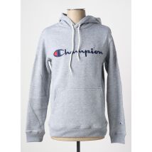CHAMPION - Sweat-shirt à capuche gris en coton - Homme - Taille S - Modz