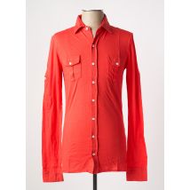 LES GARCONS FACILES - Chemise manches longues rouge en coton - Homme - Taille M - Modz