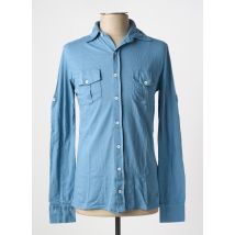 LES GARCONS FACILES - Chemise manches longues bleu en coton - Homme - Taille XL - Modz