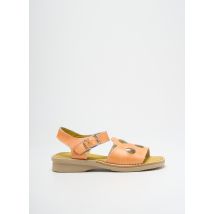 PAMPABLUE - Sandales/Nu pieds orange en cuir - Fille - Taille 29 - Modz