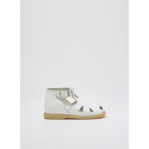 LITTLE MARY - Sandales/Nu pieds blanc en cuir - Fille - Taille 22 - Modz