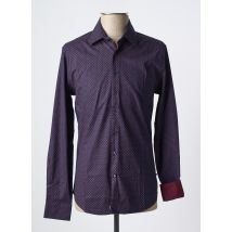 IZAC - Chemise manches longues bleu en coton - Homme - Taille S - Modz