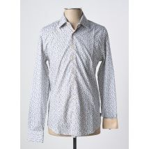 IZAC - Chemise manches longues gris en coton - Homme - Taille S - Modz