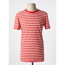 SELECTED - T-shirt rouge en coton - Homme - Taille S - Modz