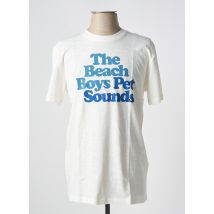 SELECTED - T-shirt beige en coton - Homme - Taille XL - Modz