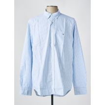 GANT - Chemise manches longues bleu en coton - Homme - Taille 3XL - Modz