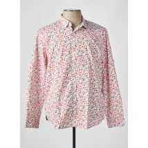 IZAC - Chemise manches longues blanc en coton - Homme - Taille XXL - Modz