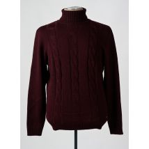 IZAC - Pull rouge en laine - Homme - Taille XXL - Modz