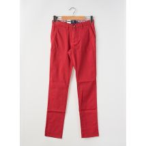 IZAC - Pantalon chino rouge en coton - Homme - Taille 36 - Modz