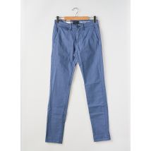 IZAC - Pantalon chino bleu en coton - Homme - Taille 38 - Modz