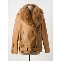 COPPEROSE - Blouson marron en polyurethane - Femme - Taille 36 - Modz