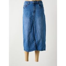 NINA CARTER - Jupe longue bleu en coton - Femme - Taille 44 - Modz
