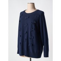 LEO & UGO - Pull bleu en coton - Femme - Taille 46 - Modz