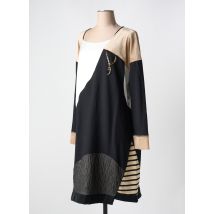 ELISA CAVALETTI - Robe mi-longue noir en coton - Femme - Taille 46 - Modz