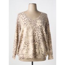 ANANKE - Pull beige en autre matiere - Femme - Taille 46 - Modz