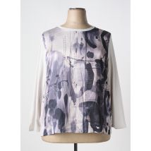 LE COMTE - T-shirt gris en polyester - Femme - Taille 48 - Modz