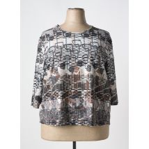 FRANK WALDER - T-shirt gris en viscose - Femme - Taille 50 - Modz