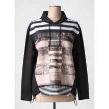 TUZZI - Sweat-shirt noir en coton - Femme - Taille 36 - Modz