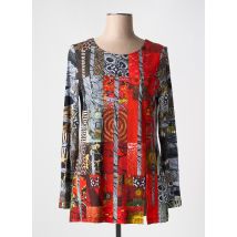 DOLCEZZA - T-shirt rouge en viscose - Femme - Taille 36 - Modz
