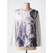 LE COMTE - T-shirt gris en polyester - Femme - Taille 42 - Modz