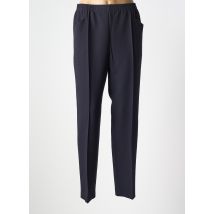 GRIFFON - Pantalon droit bleu en polyester - Femme - Taille 46 - Modz