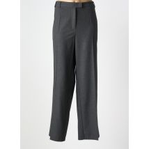 LE COMTE - Pantalon large gris en polyester - Femme - Taille 48 - Modz