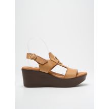PAULA URBAN - Sandales/Nu pieds marron en cuir - Femme - Taille 39 - Modz