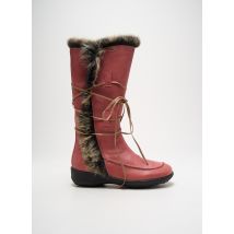 D'CHICAS - Bottes rose en cuir - Femme - Taille 36 - Modz