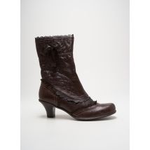 MAM'ZELLE - Bottines/Boots marron en cuir - Femme - Taille 41 - Modz