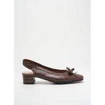 LUXAT - Escarpins marron en cuir - Femme - Taille 36 - Modz