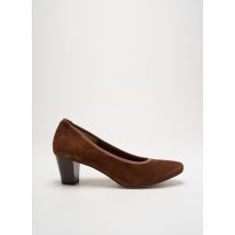 PERLATO - Escarpins marron en cuir - Femme - Taille 40 - Modz