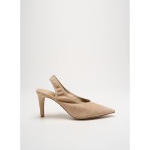 PERLATO - Escarpins beige en cuir - Femme - Taille 40 - Modz