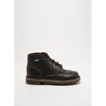 KICKERS - Bottines/Boots marron en cuir - Garçon - Taille 31 - Modz