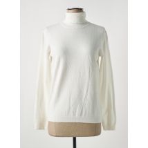 COMPAGNIA DEL CACHEMIRE - Pull col roulé beige en laine - Femme - Taille 44 - Modz