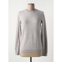 COMPAGNIA DEL CACHEMIRE - Pull gris clair en laine - Femme - Taille 48 - Modz