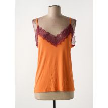 FRANCOISE SAGET - Top orange en viscose - Femme - Taille 42 - Modz