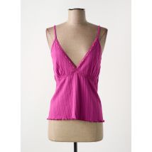 FRANCOISE SAGET - Top rose en coton - Femme - Taille 46 - Modz