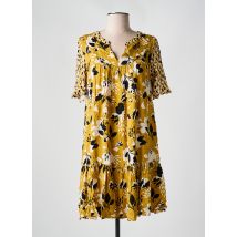 LOLA ESPELETA - Robe courte jaune en viscose - Femme - Taille 38 - Modz